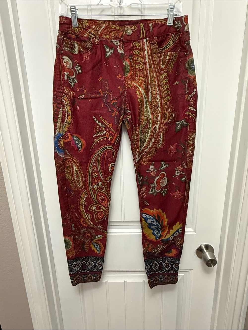 Desigual Women’s Multicolor Exotic Pants Tapered Size Euro 42 US 12 (53-5)